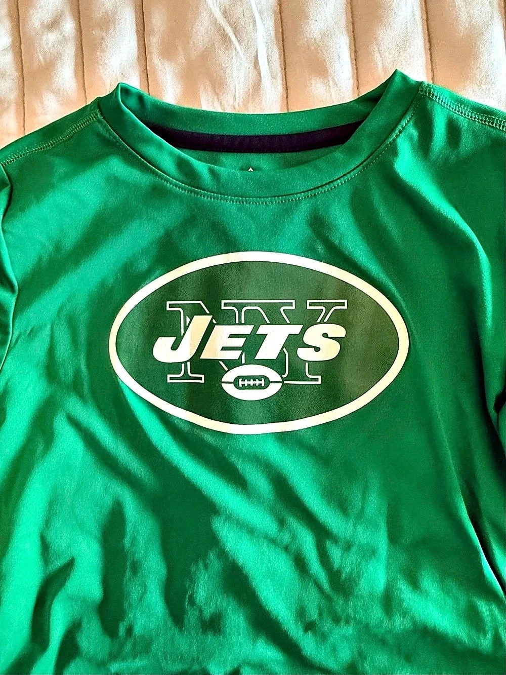 NFL New York Jets Green Short Sleeve Tee Boys Large NWT